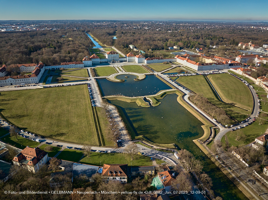 07.01.2023 - Umgebung vom Schloß Nymphenburg